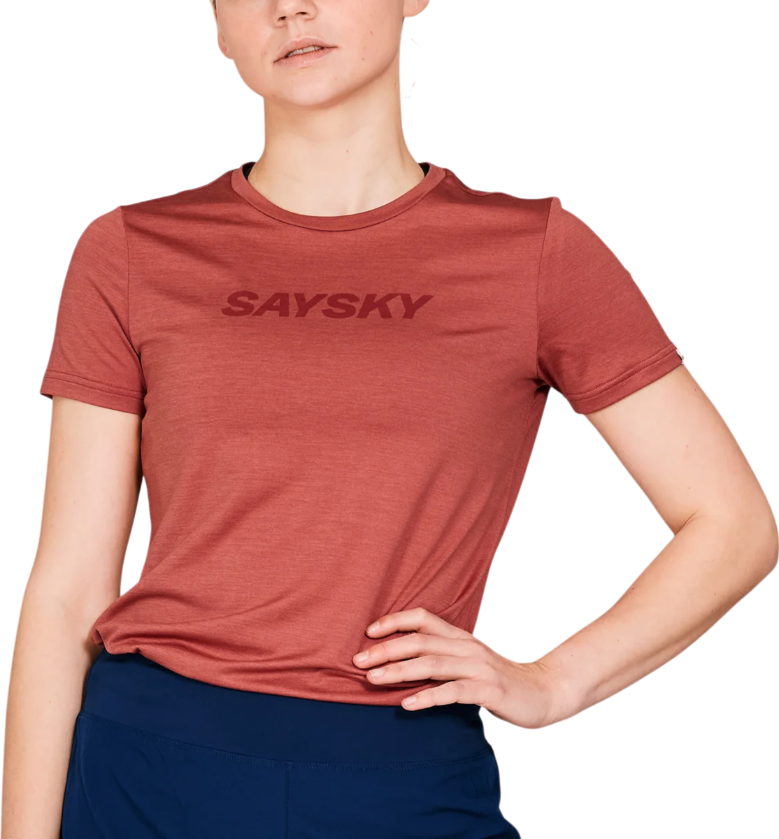 Majica kratkih rukava Saysky Saysky Pace Logo T-Shirt Crvena | nwrss20c5006, 0