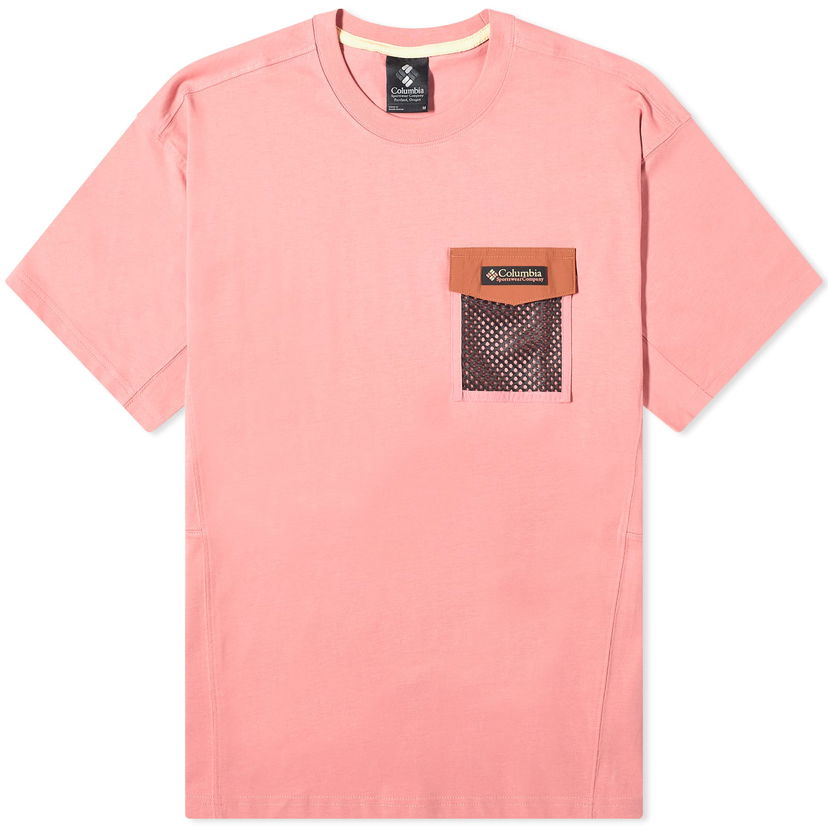 Majica kratkih rukava Columbia Painted Peak Mesh Pocket T-Shirt Ružičasta | 2074481-629