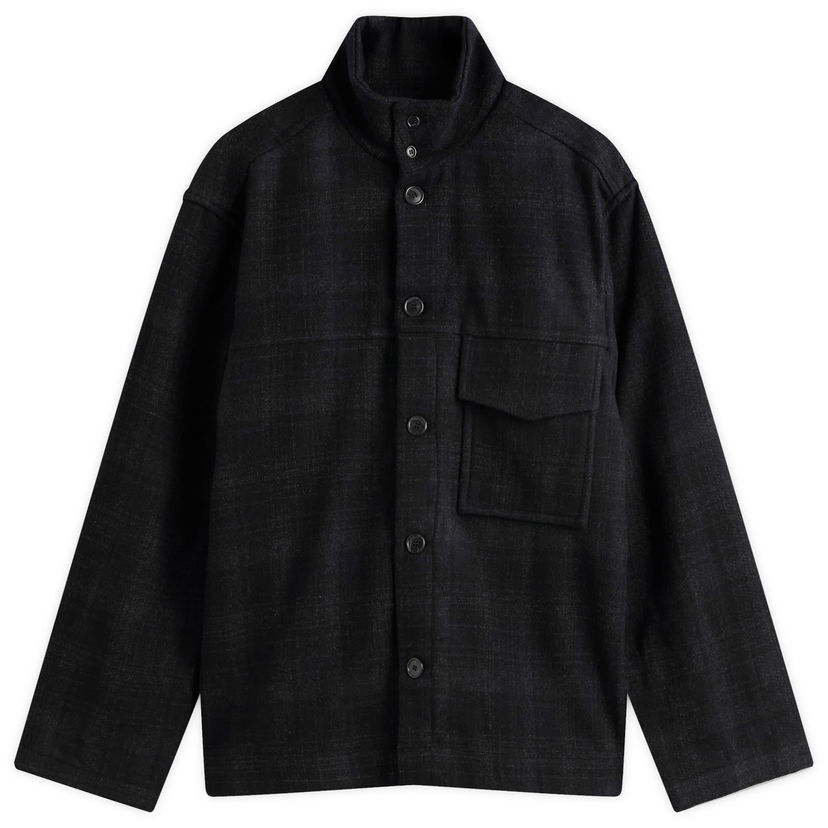 Jakna YMC YMC Cruiser Check Shirt Jacket, Size Small Crna | P5ZAT-01