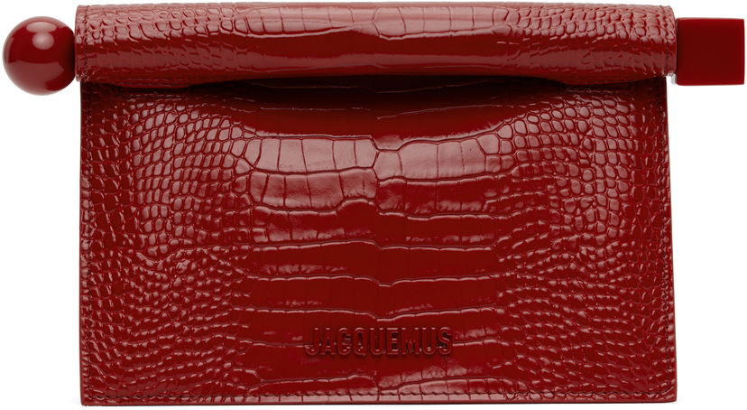 Novčanik Jacquemus Jacquemus La Croisière 'The Small Rond Carré' Clutch Crvena | 25E241BA392-3238