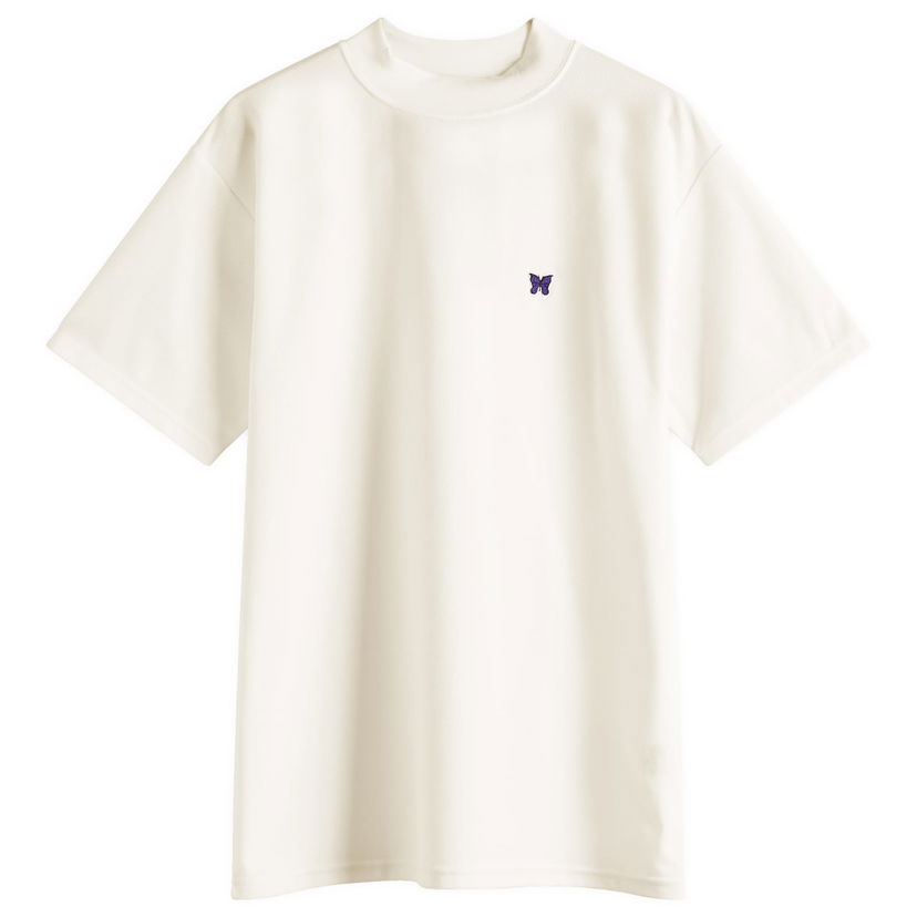 Majica kratkih rukava Needles Needles Mock Neck T-Shirt, Size Medium Bijela | QV353-A