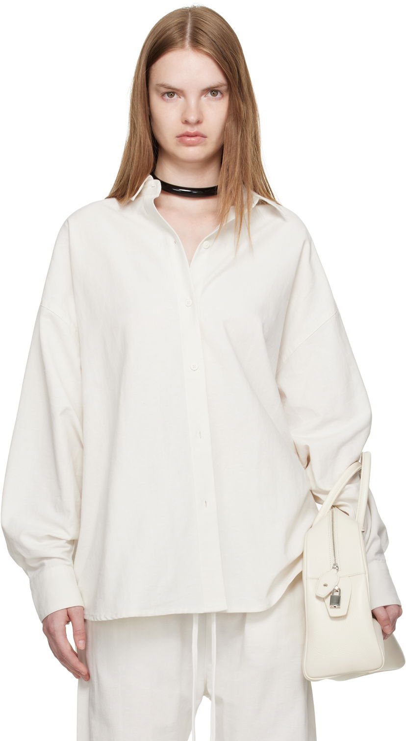 Košulja Fear of God Fear of God ESSENTIALS Relaxed Shirt Bijela | 186SP255524FW