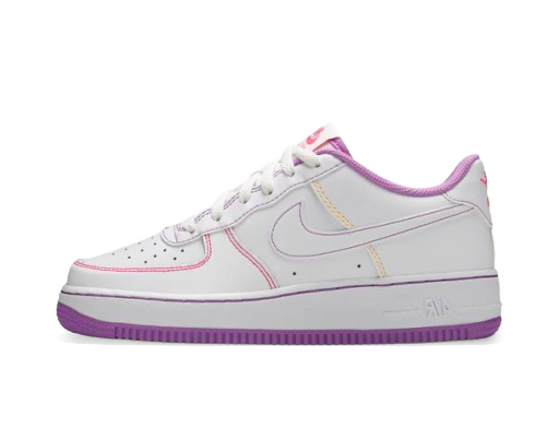 Tenisice i cipele Nike Air Force 1 '07 Low GS "Contrast Stitch - Fuchsia Glow" W Bijela | CW1575-110