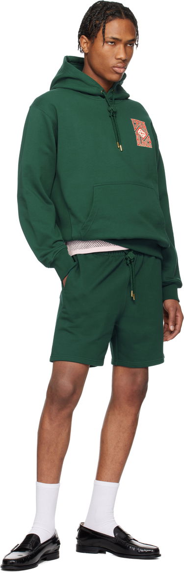 Dukserice Casablanca Casablanca Gothic Logo Hoodie Zelena | MS25-JTP-292-01, 3