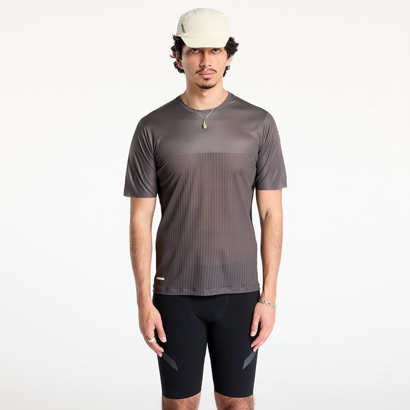 Majica kratkih rukava Soar Running SOAR Hot Weather T-Shirt Siva | SS25-ST4M-BLK