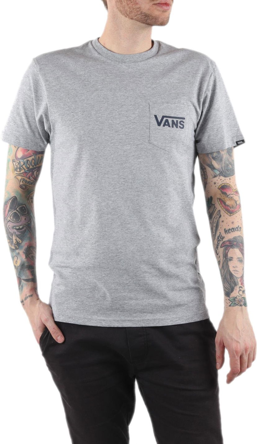 Majica kratkih rukava Vans Men's T-Shirt With Pocket Siva | vn0a2yqvkoo1