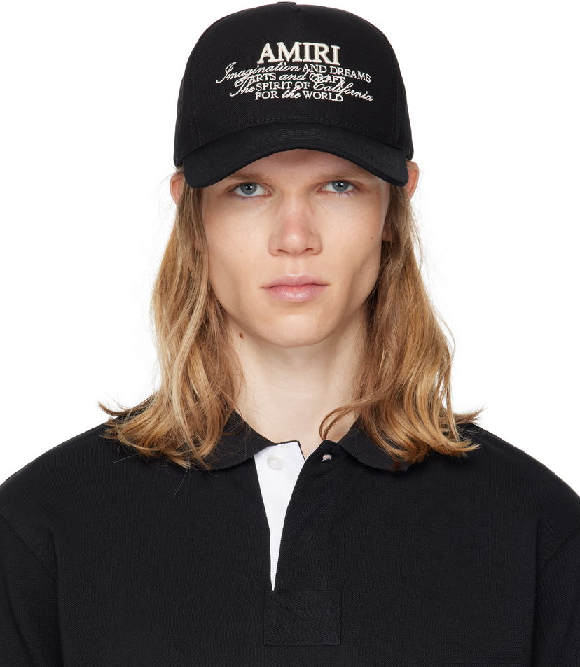 Kapa AMIRI AMIRI 'Spirit' Baseball Cap Crna | AMHACP1062