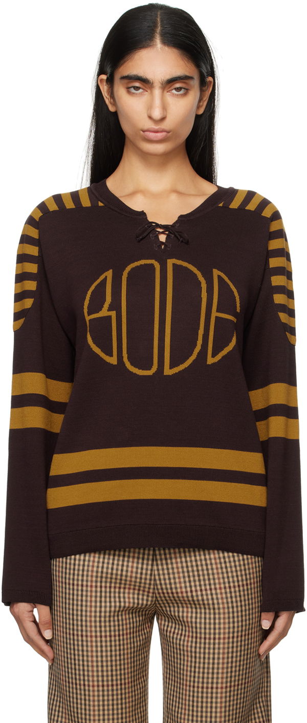 Džemper Bode Rink Sweater Smeđa | MRF24KT013