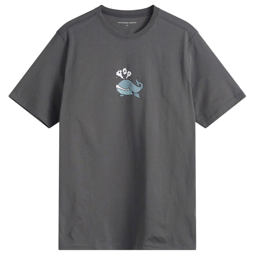 Majica kratkih rukava Pop Trading Company Whale Graphic Tee Siva | POPSS25-02-022