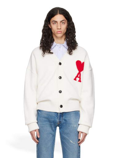Džemper AMI Cardigan Bijela | BFUKC002.018