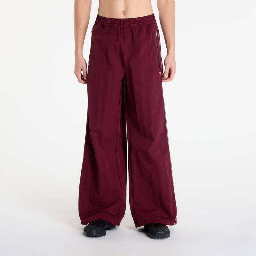 Hlače adidas Originals Venice Wide-Leg Wind Pant Tamnocrvena | JX3800