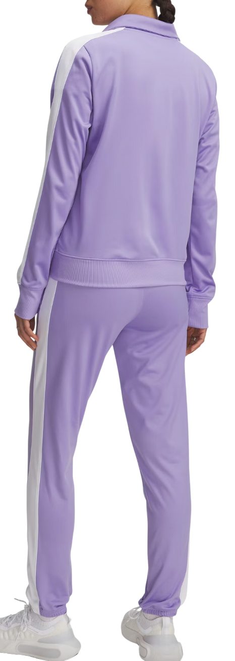 Trenerka Under Armour Tricot Full-Zip Tracksuit with Contrast Stripes Ljubičasta | 1365147-538, 1