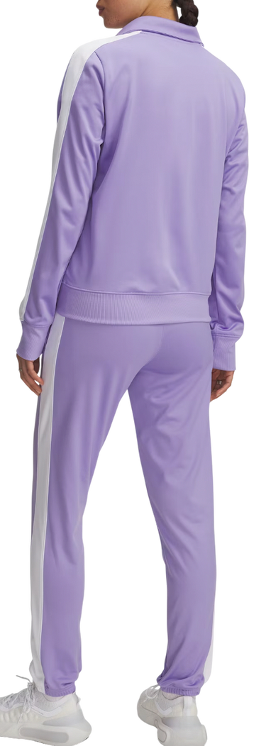 Trenerka Under Armour Tricot Full-Zip Tracksuit with Contrast Stripes Ljubičasta | 1365147-538, 1