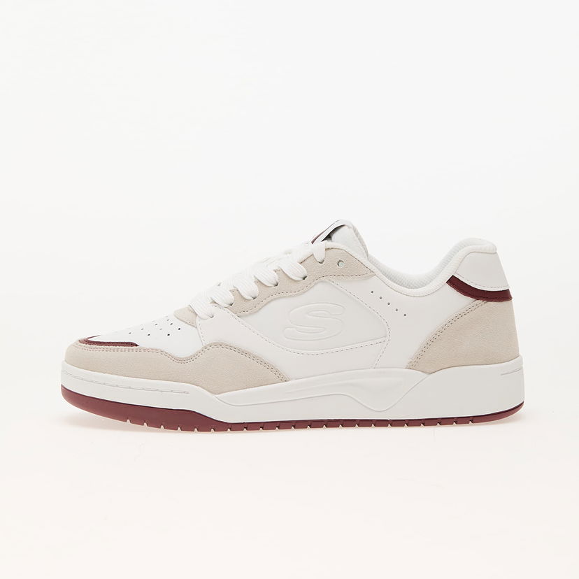 Tenisice i cipele Skechers Koopa - Volley Low Lifestyle White/ Burgundy Bijela | 183241 WBUG