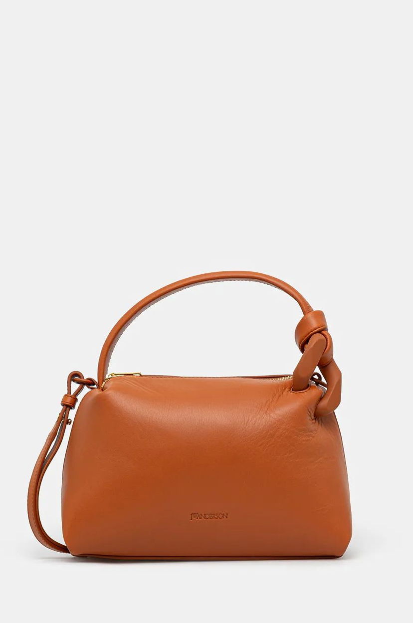 Ručna torbica JW Anderson The Jwa Small Corner Bag Smeđa | HB0619.LA0307.142