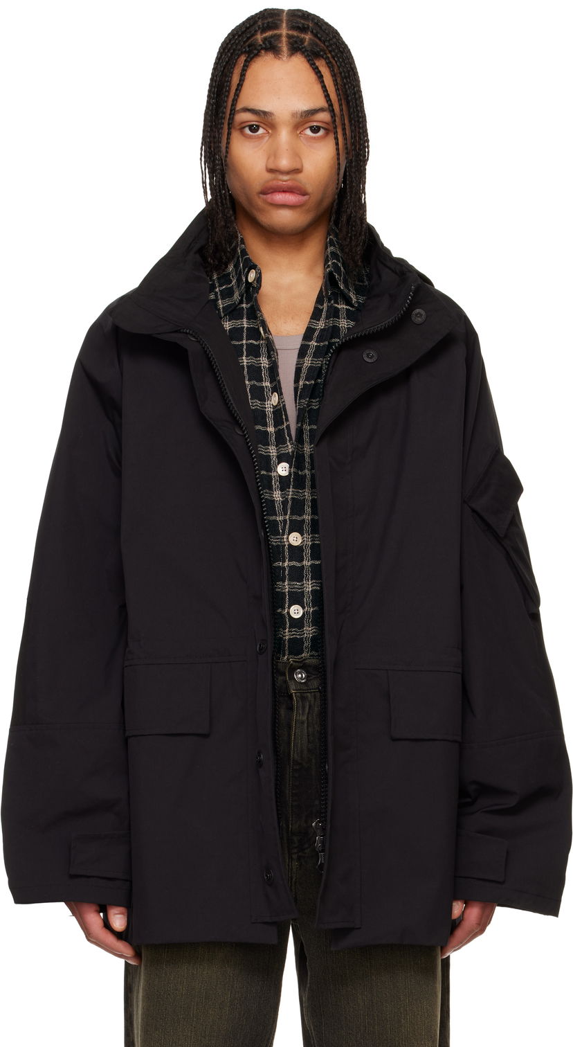 Parka OUR LEGACY Our Legacy Horizon Technical Jacket Crna | M2251HSB