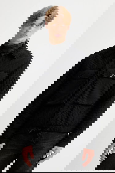 Jakna C.P. Company C.P. Company Quilted Overshirt Crna | 19CMOW080A110437G, 0