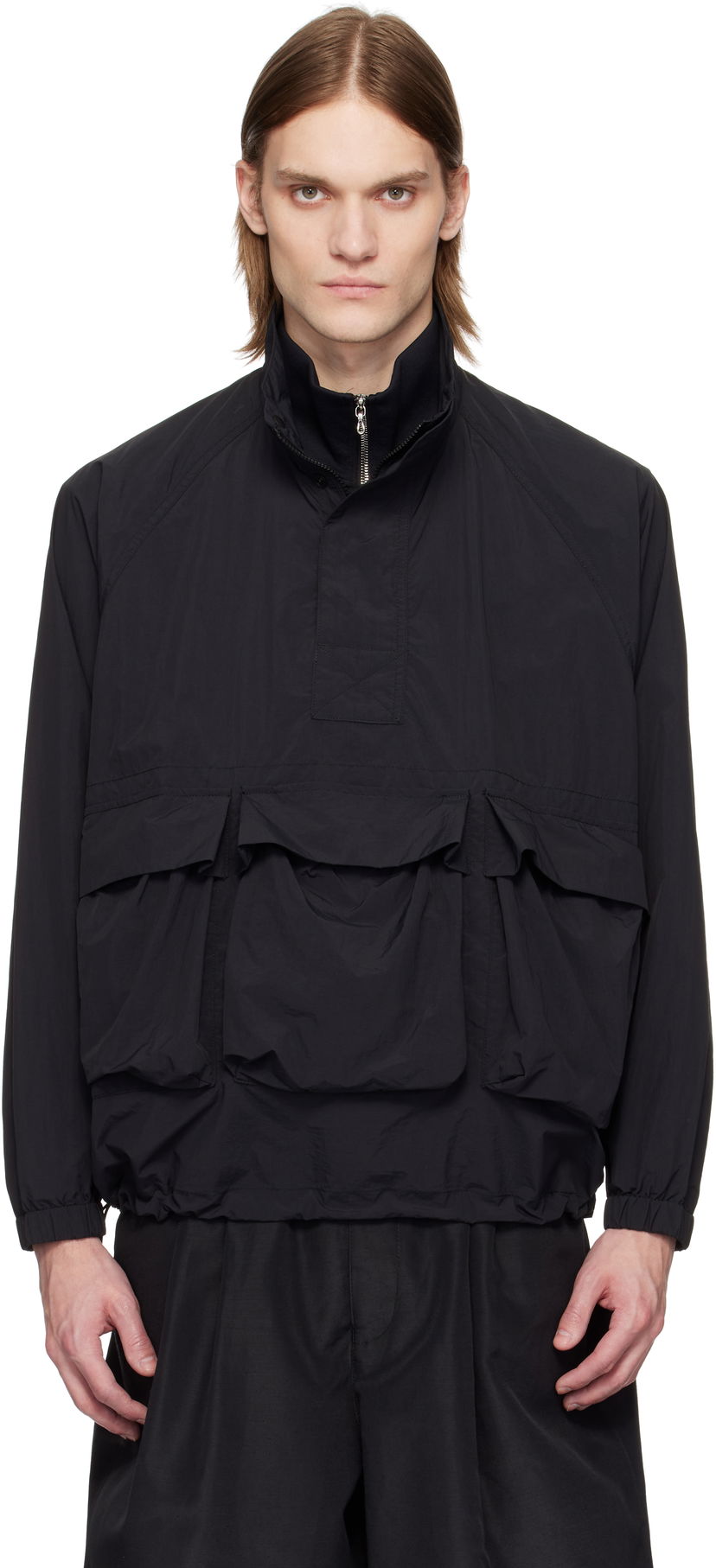 Prsluk Snow Peak Snow Peak Nylon Tussah Anorak Crna | JK-25SU009