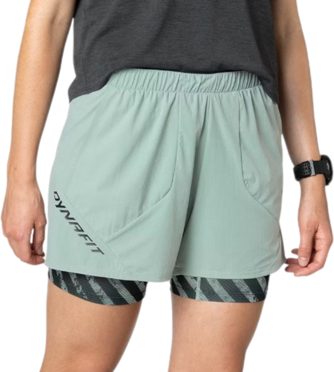 Kratke hlače Dynafit Trail 2-in-1 Running Shorts Zelena | 08-0000071921-5421, 0