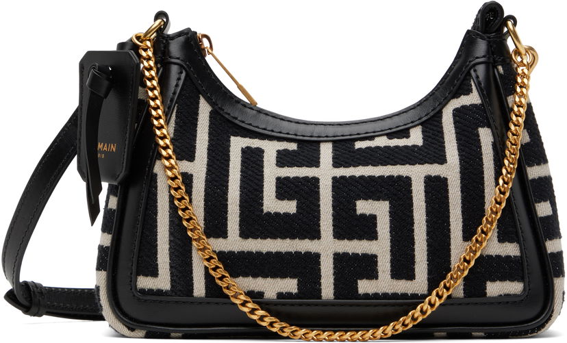 Ručna torbica Balmain Balmain B-Army Shoulder Bag Crna | EN1BT920TJQY