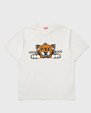 Majica kratkih rukava KENZO Happy Tiger Oversized T-Shirt Bijela | FF65TS4514SG.02, 1