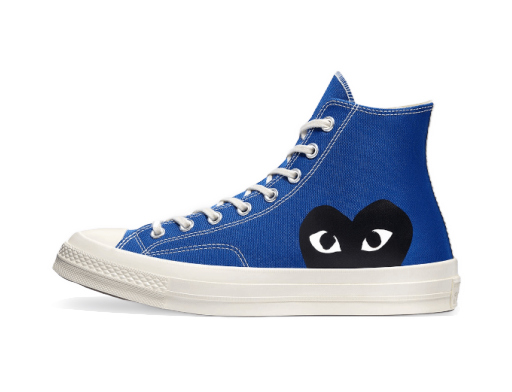Tenisice i cipele Converse Comme des Garçons PLAY x Chuck Taylor All-Star 70s Hi Plava | 168300C