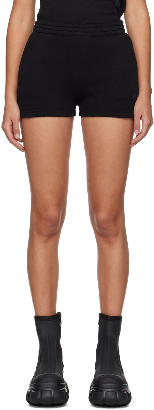 Kratke hlače Alexander Wang Puff Lounge Shorts Crna | 4CC3224349
