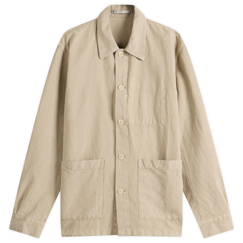 Košulja NORSE PROJECTS Julian Cotton Linen Overshirt, Size Large Bež | N40-0823-2053