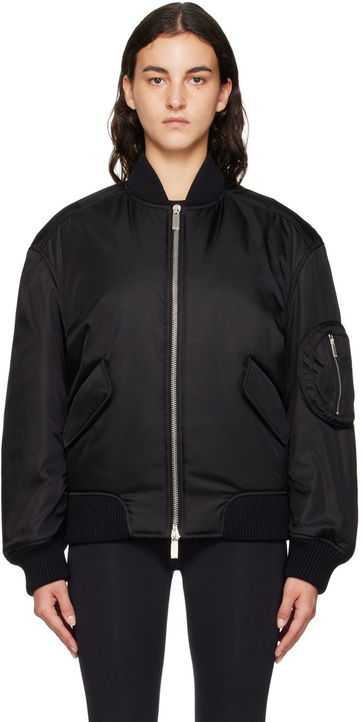 Bomber jakna Off-White Black Ny Gab Bomber Jacket Crna | OWEH028F23FAB0011010