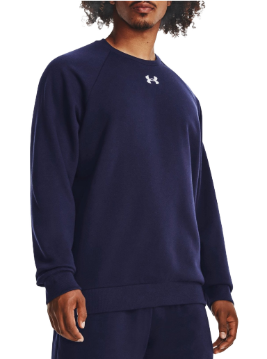 Dukserice Under Armour Rival Fleece Crewneck Tamnoplava | 1379755-410