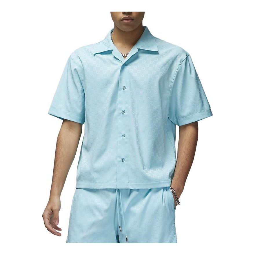 Košulja Jordan Essentials Woven Button-Up Shirt Plava | DX9682-464, 0