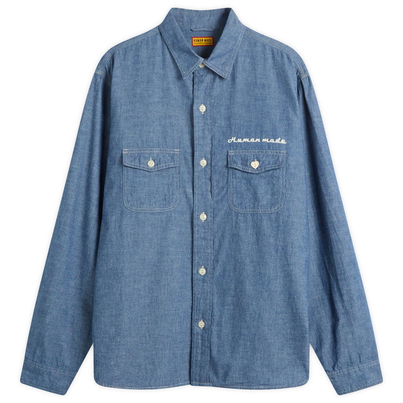 Košulja Human Made Chambray Shirt Plava | HM30SH003-BLU