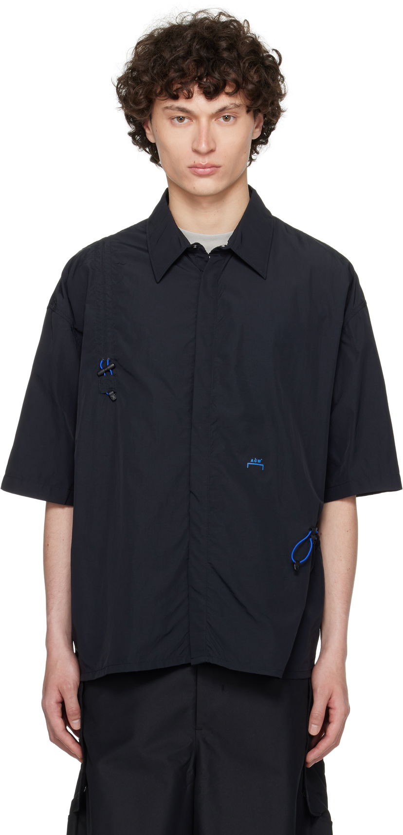Košulja A-COLD-WALL* A-COLD-WALL* Balfron Short Sleeve Shirt Crna | ACWMSH166