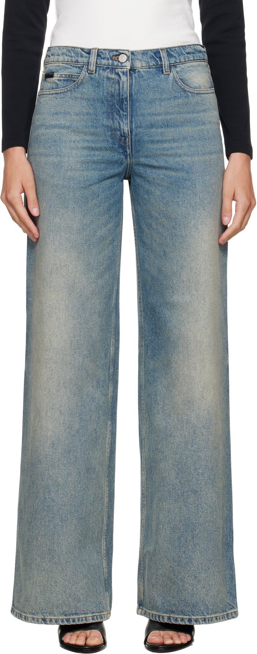 Jeans Courrèges Courrèges Hammer Baggy Jeans Plava | VESDPA253DE0041