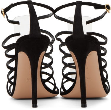 Njega cipela Gianvito Rossi Gianvito Rossi Suede Heeled Sandals Crna | G61672.15RIC.CGS, 1
