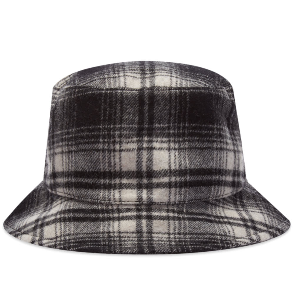 Šešir A.P.C. Alex Check Bucket Hat Crna | WVBAU-M24075-LZA, 0