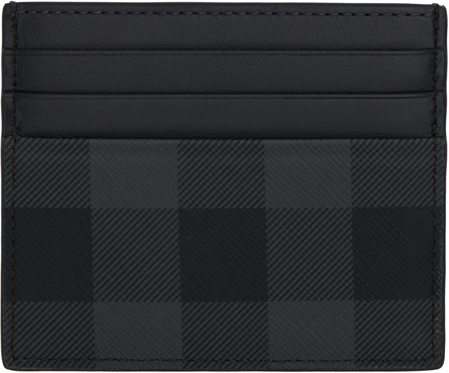 Novčanik Burberry Burberry Sandon Check Card Holder Crna | 8112259, 1
