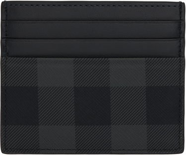 Novčanik Burberry Burberry Sandon Check Card Holder Crna | 8112259, 1