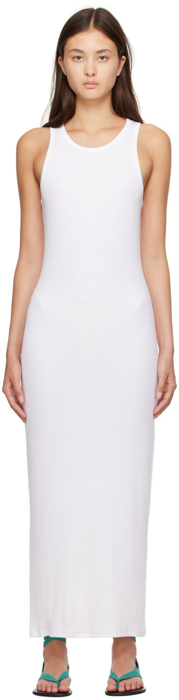 Majica bez rukava The Row Maxi Tank Dress Bijela | 7322-K497