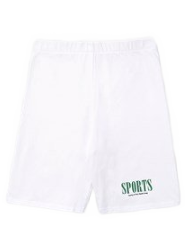 Kratke hlače Sporty & Rich Sports Biker Short Bijela | SH301WH