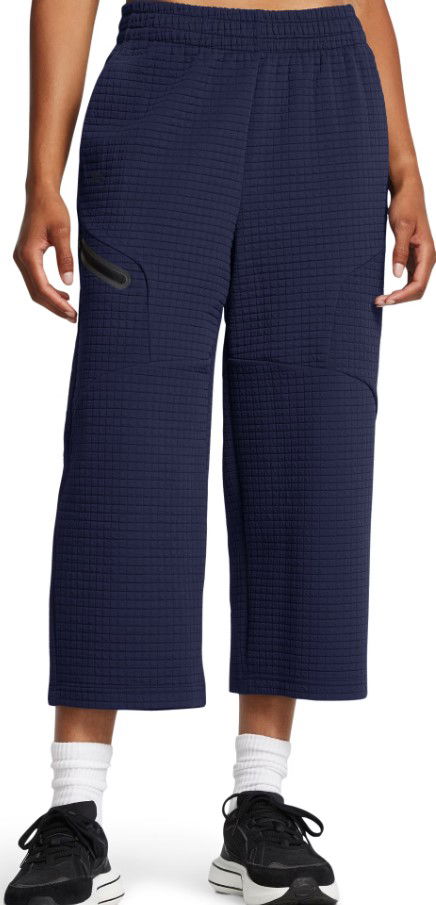 Cargo hlače Under Armour Grid Crop Fleece Pants Plava | 1386492-410