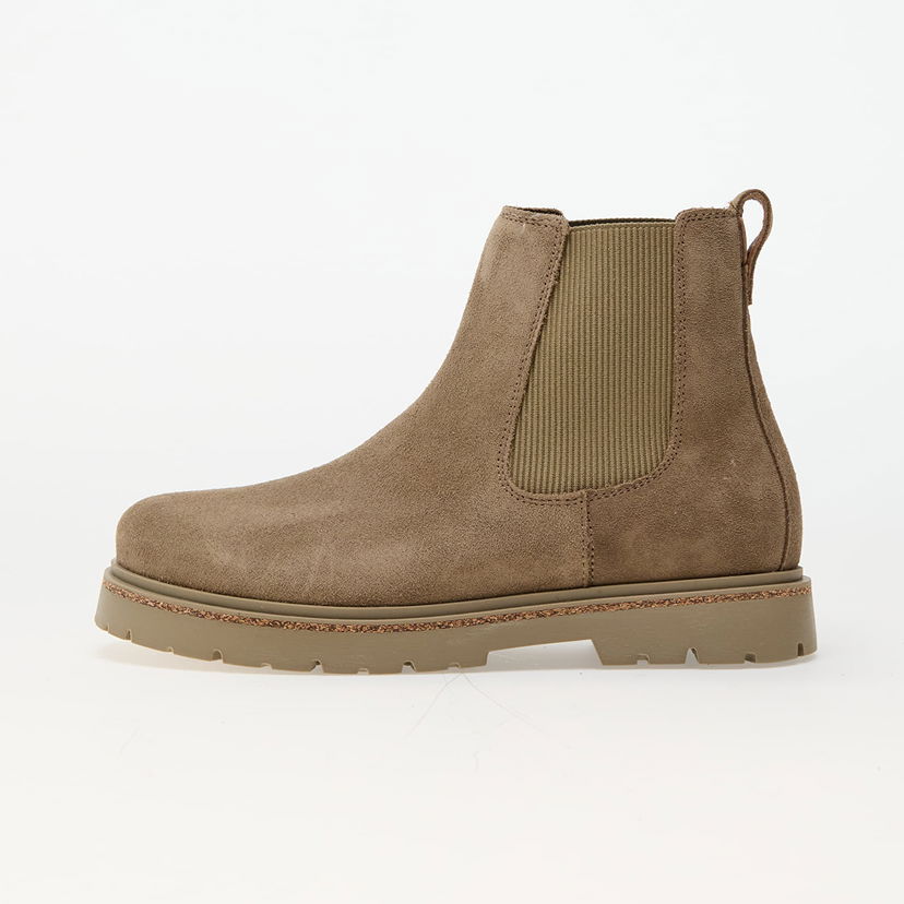 Tenisice i cipele Birkenstock Highwood Slip On Mid W Leather Velvet Taupe Smeđa | 1025737