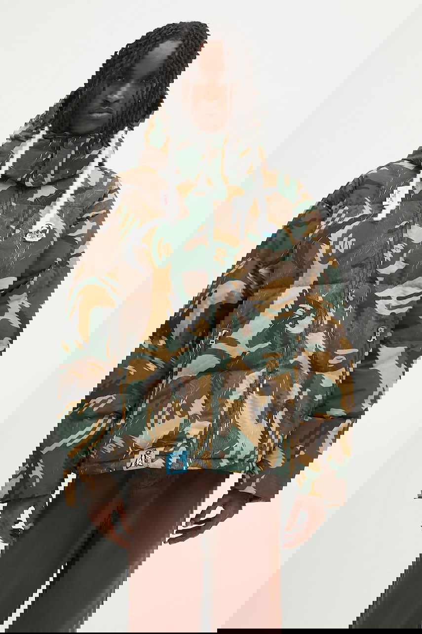 Pernata jakna AAPE by A Bathing Ape AAPE Main Down Jacket Zelena | AAPDNM7665XAN, 0