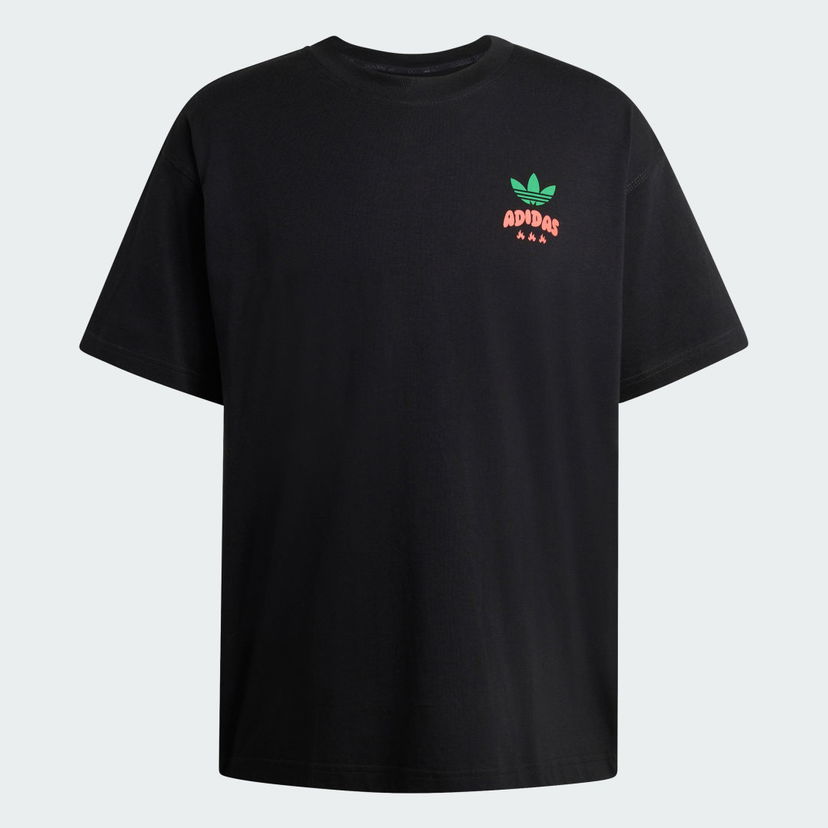 Majica kratkih rukava adidas Performance CHILLI PT. 2 Graphic T-Shirt Crna | KS6762