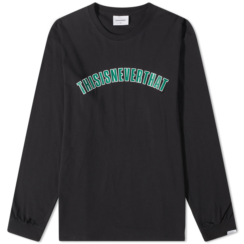 Majica kratkih rukava thisisneverthat Long Sleeve New Arc Tee Crna | TN223TTSLT01-BK, 0
