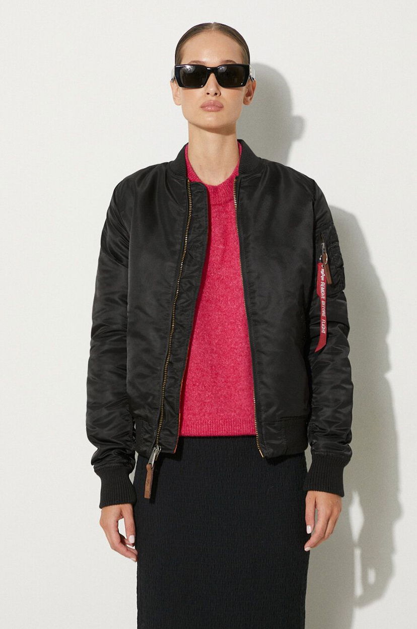 Bomber jakna Alpha Industries Bomber Jacket MA-1 VF 59 Wmn Crna | 133009.03