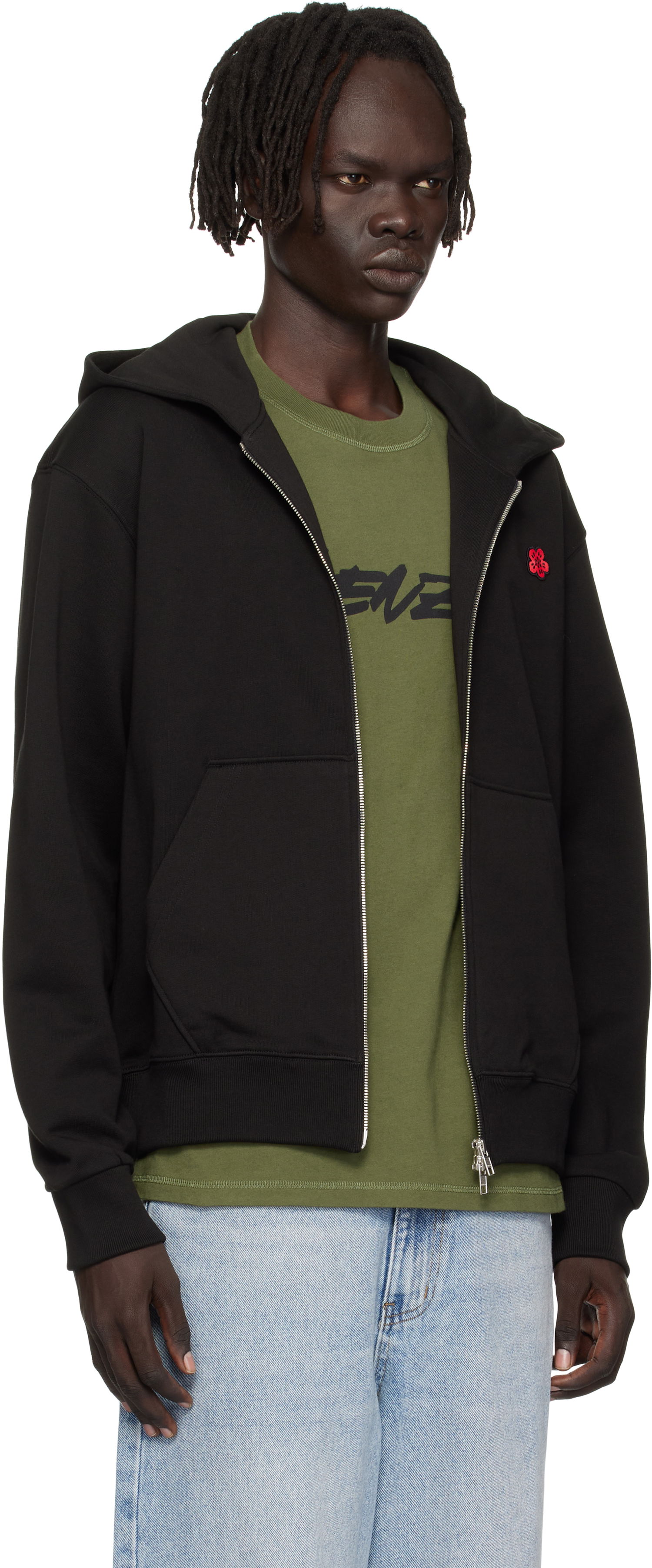 Dukserice KENZO Gray Paris 'Boke Flower' Hoodie Siva | FE65SW2254MF, 1