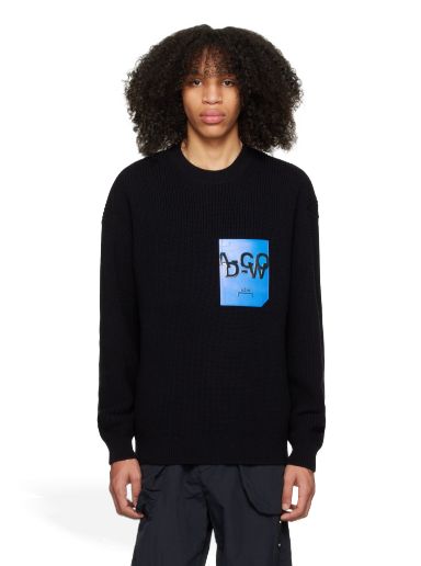Dukserice A-COLD-WALL* Black Patch Pocket Crna | ACWMK094