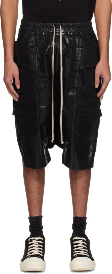 Kratke hlače Rick Owens Rick Owens DRKSHDW Hollywood Creatch Cargo Pods Shorts Crna | DU01E3382 SCF, 0
