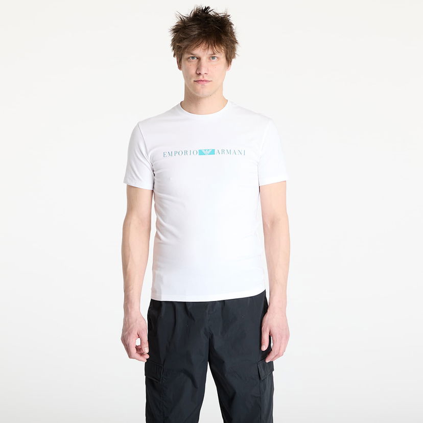 Majica kratkih rukava Emporio Armani EA7 Emporio Armani Short Sleeve Crew Neck T-Shirt Bijela | EM000379AF10774U0002